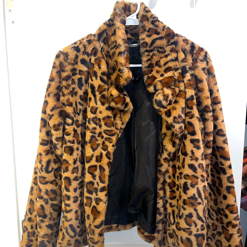 Leopard print jacket